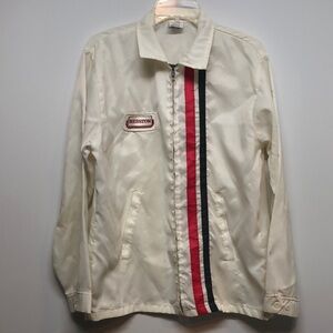 Vintage Cap 'n Jac Hesston windbreaker jacket coat Men's M Medium striped 1960s